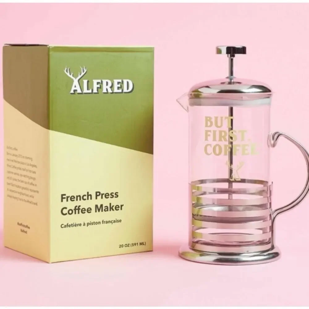 Alfred But First Coffee Press, New In Box
